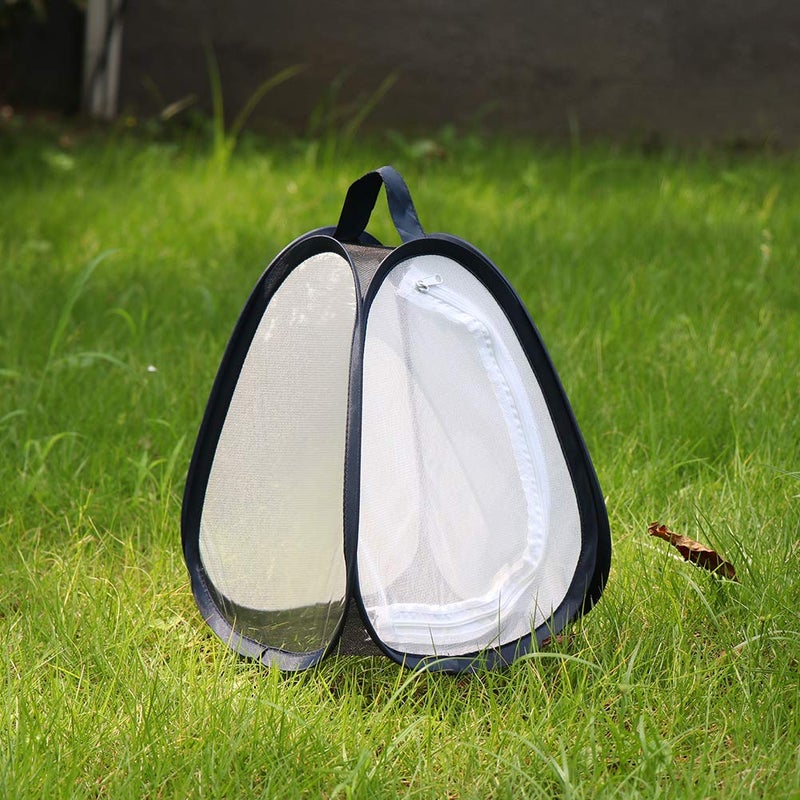 RESTCLOUD Mini Butterfly Habitat, Insect Mesh Cage, Bug Terrarium Pop Up 7.5" x 11" Tall - Image 3